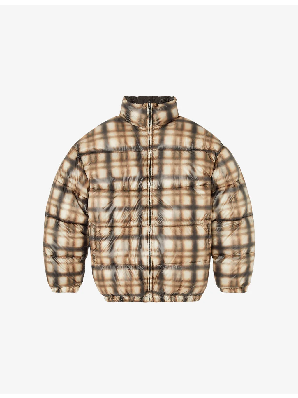 W-Bourbon-Enbm Reversible Padded Bomber Jacket - 1