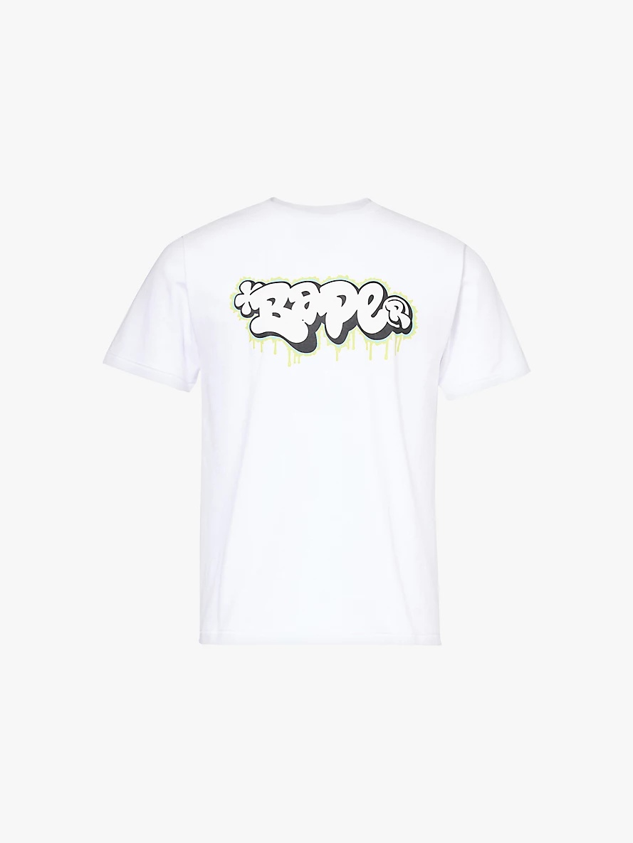 Graffiti logo-print cotton-jersey T-shirt - 1