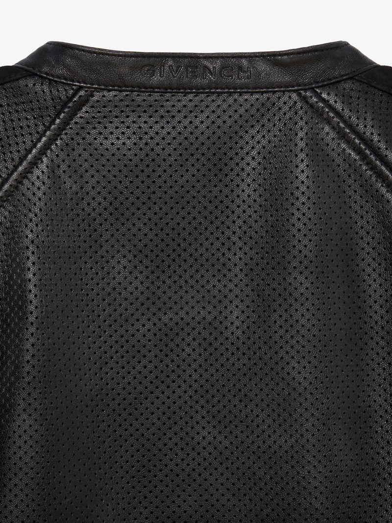 JACKET IN PERFORATED LEATHER 6