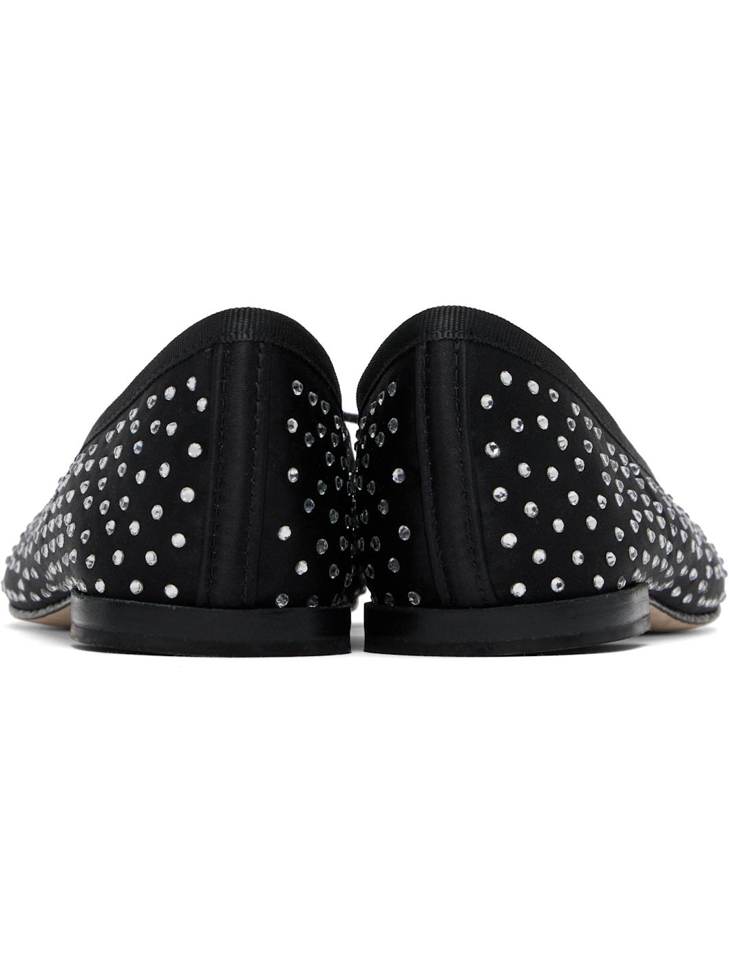 Black High Cendrillon Ballerina Flats - 2