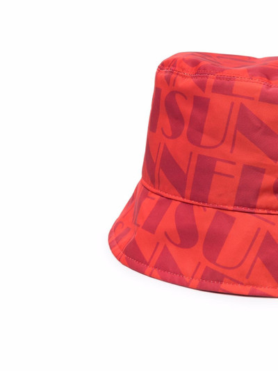 SUNNEI logo-print reversible bucket hat outlook