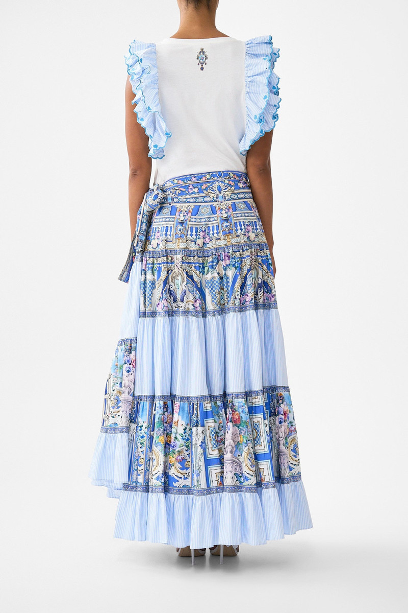 CAMILLA DOUBLE FRILL SLEEVE TEE outlook