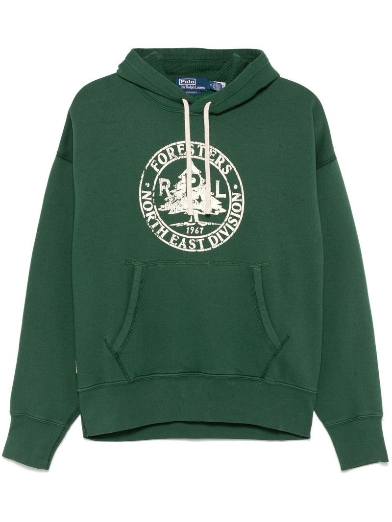 logo-print hoodie 1