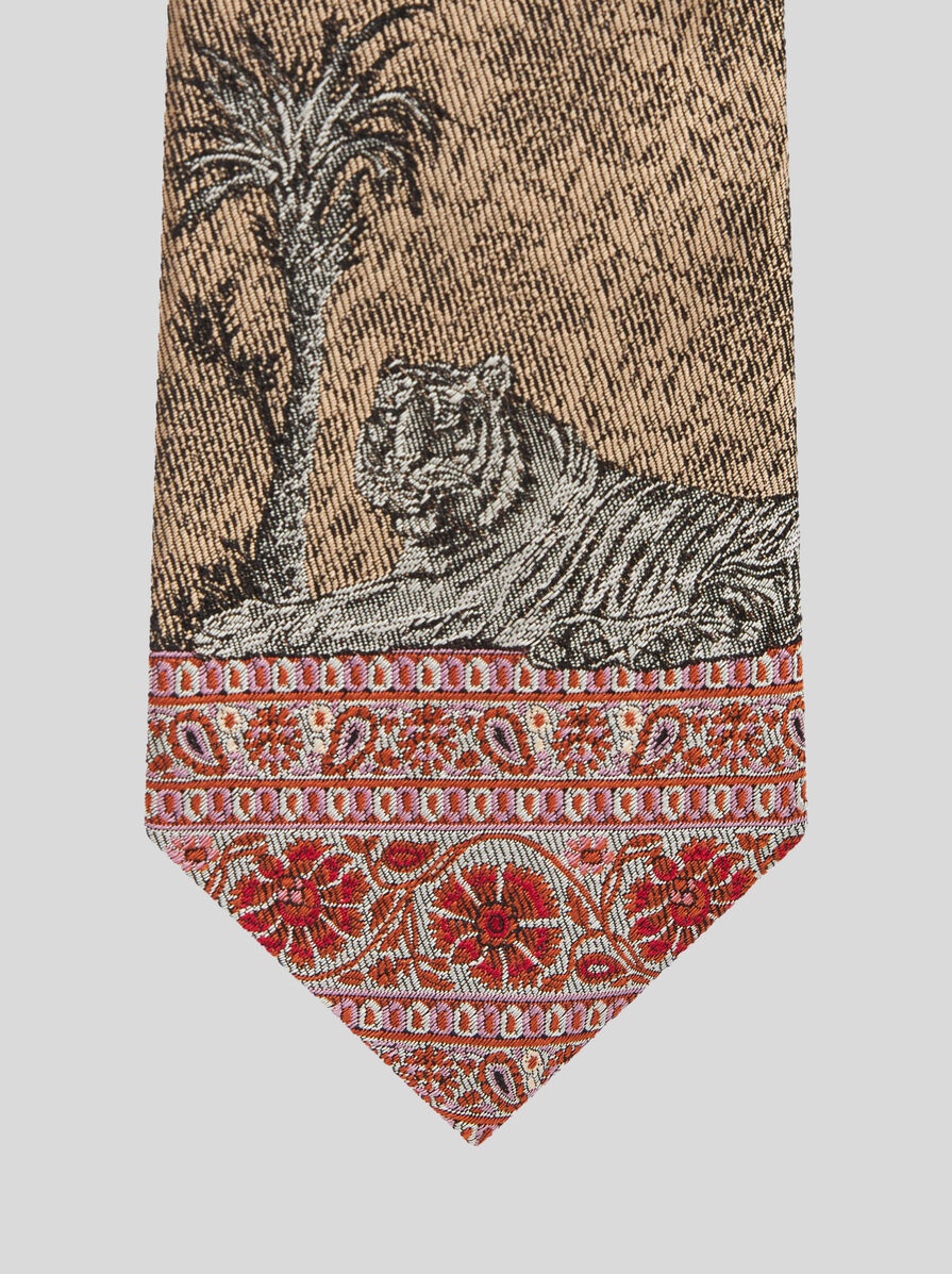 TIE WITH PLACED DESIGNS - 3