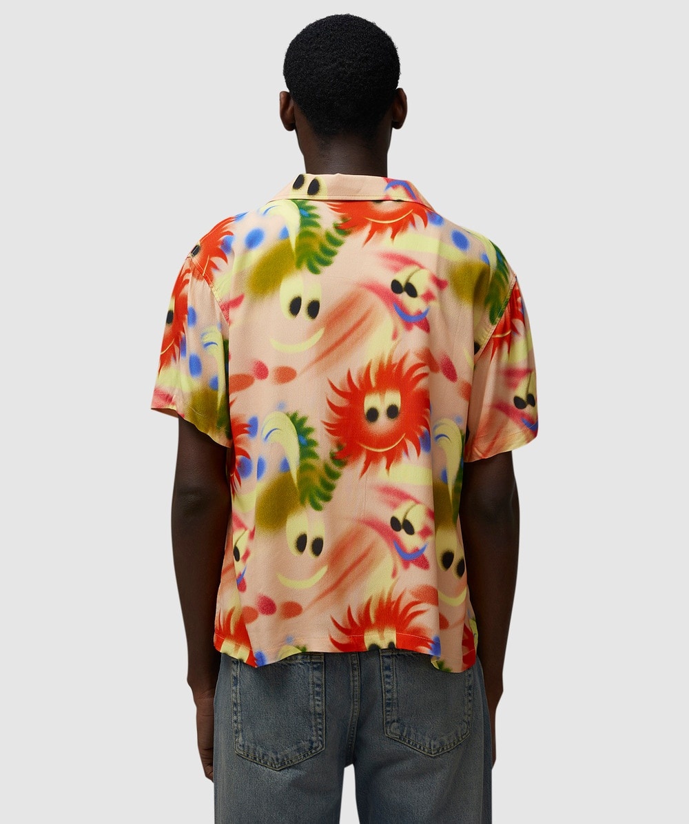 Fuzzy friends short sleeve shirt - 3