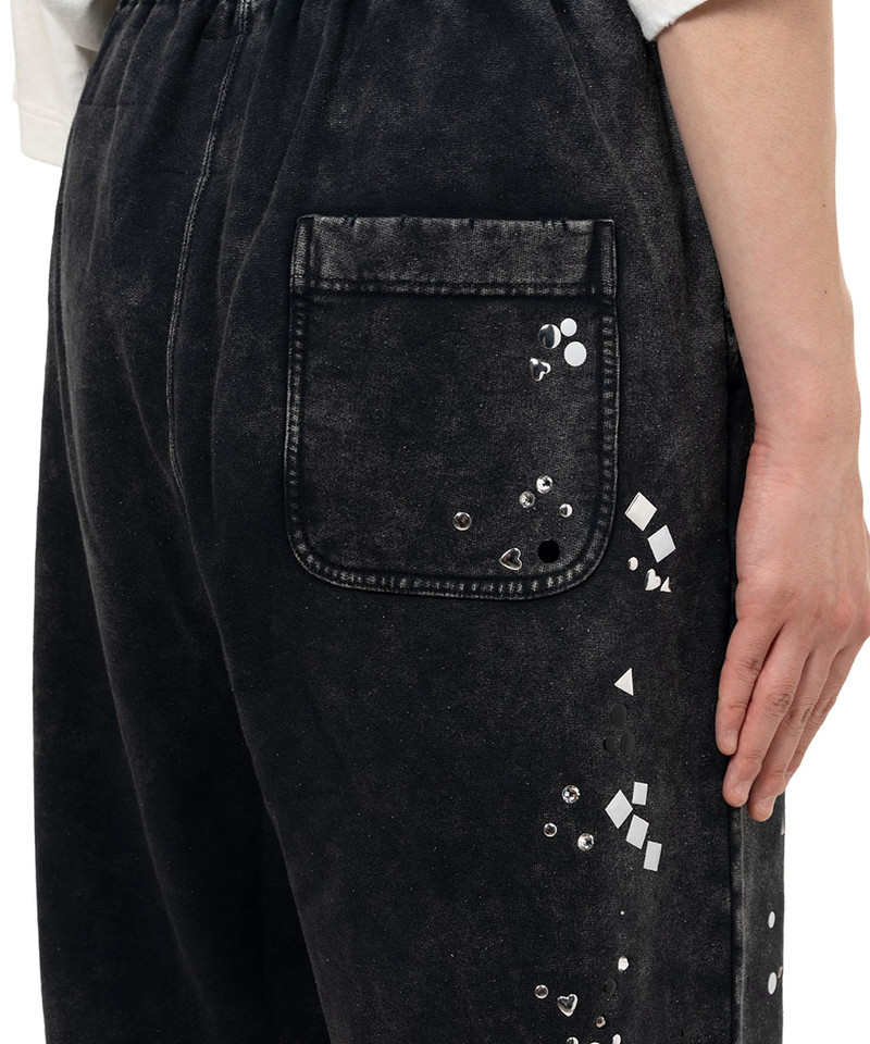 Embellished Bleached Sweat Pants 10