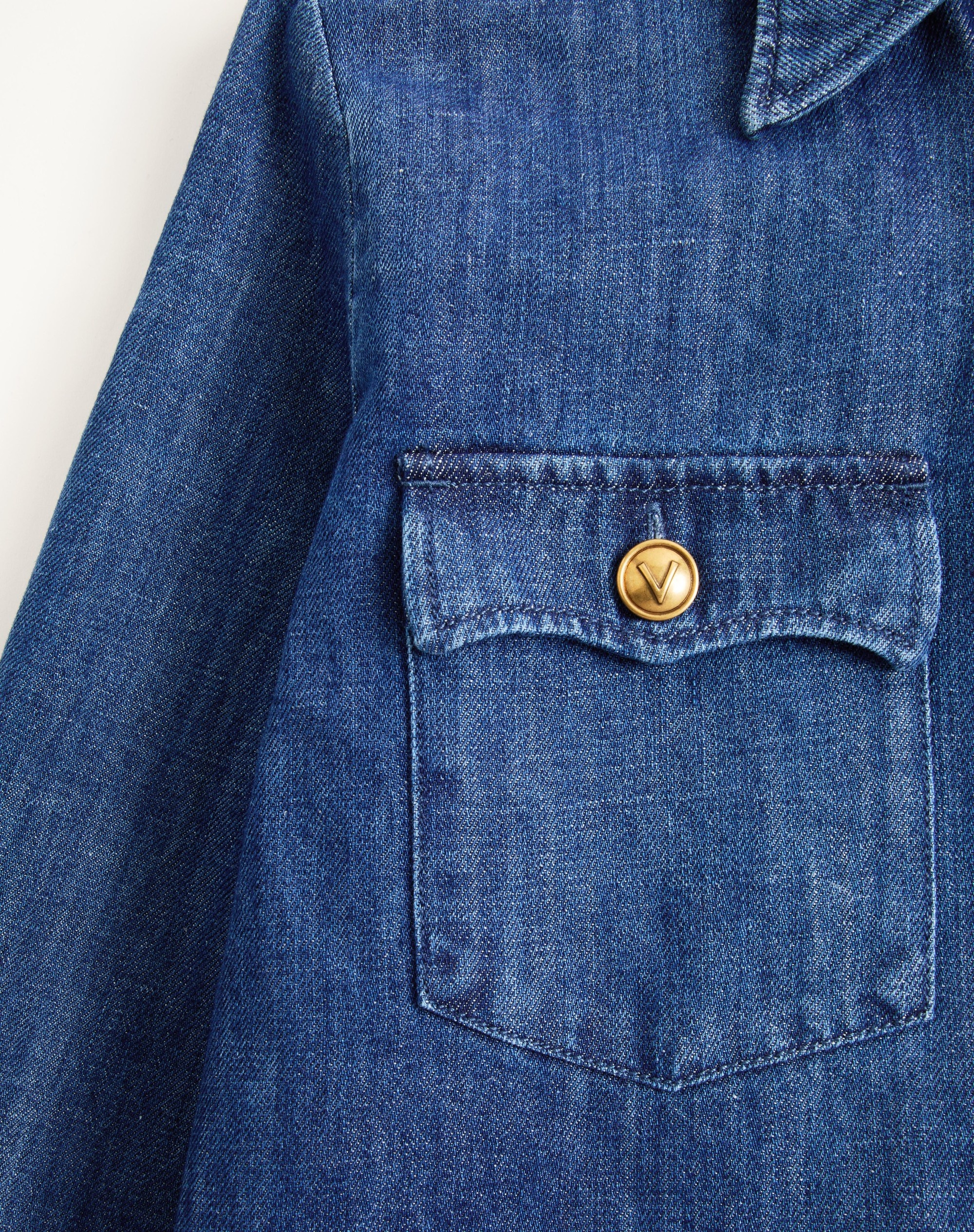 LIGHTWEIGHT DENIM SHIRT - 8