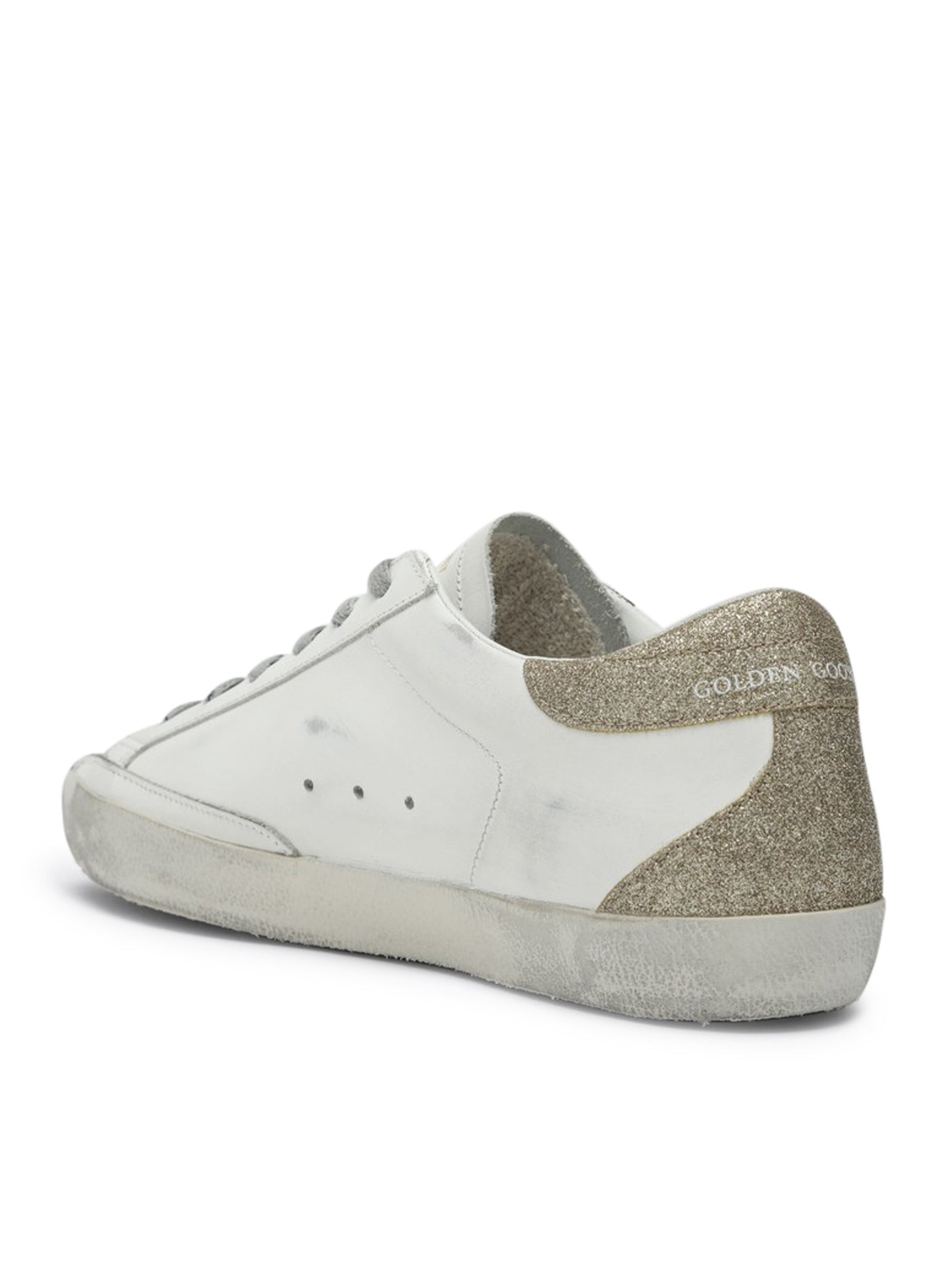 SUPERSTAR SNEAKERS IN NAPPA AND GLITTER - 3