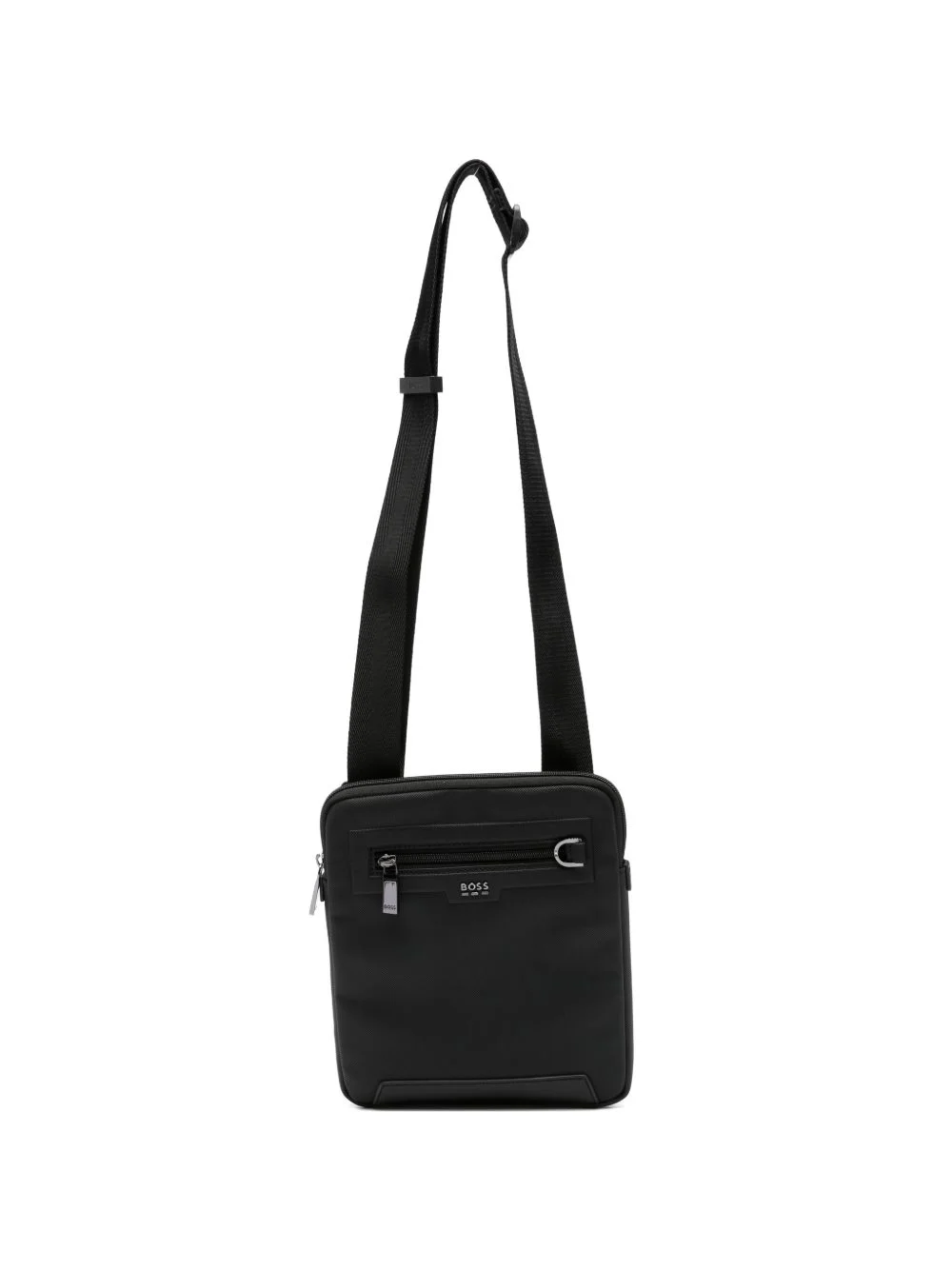 logo-plaque messenger bag - 1