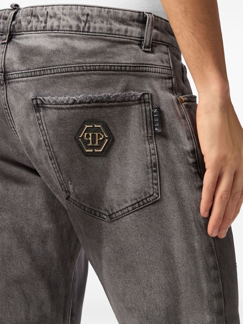 low-rise straight-leg jeans - 5