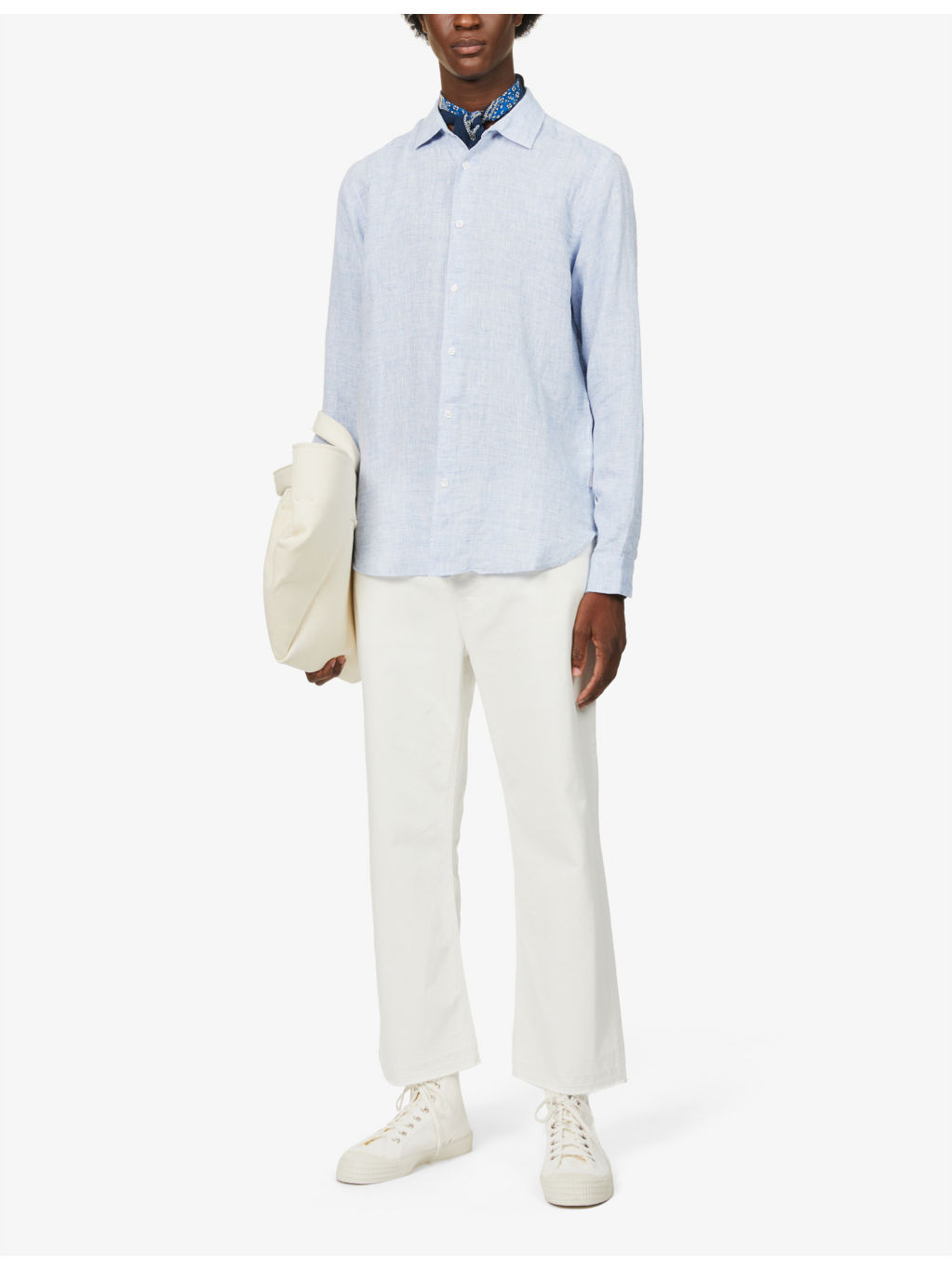 Giles relaxed-fit linen shirt - 2