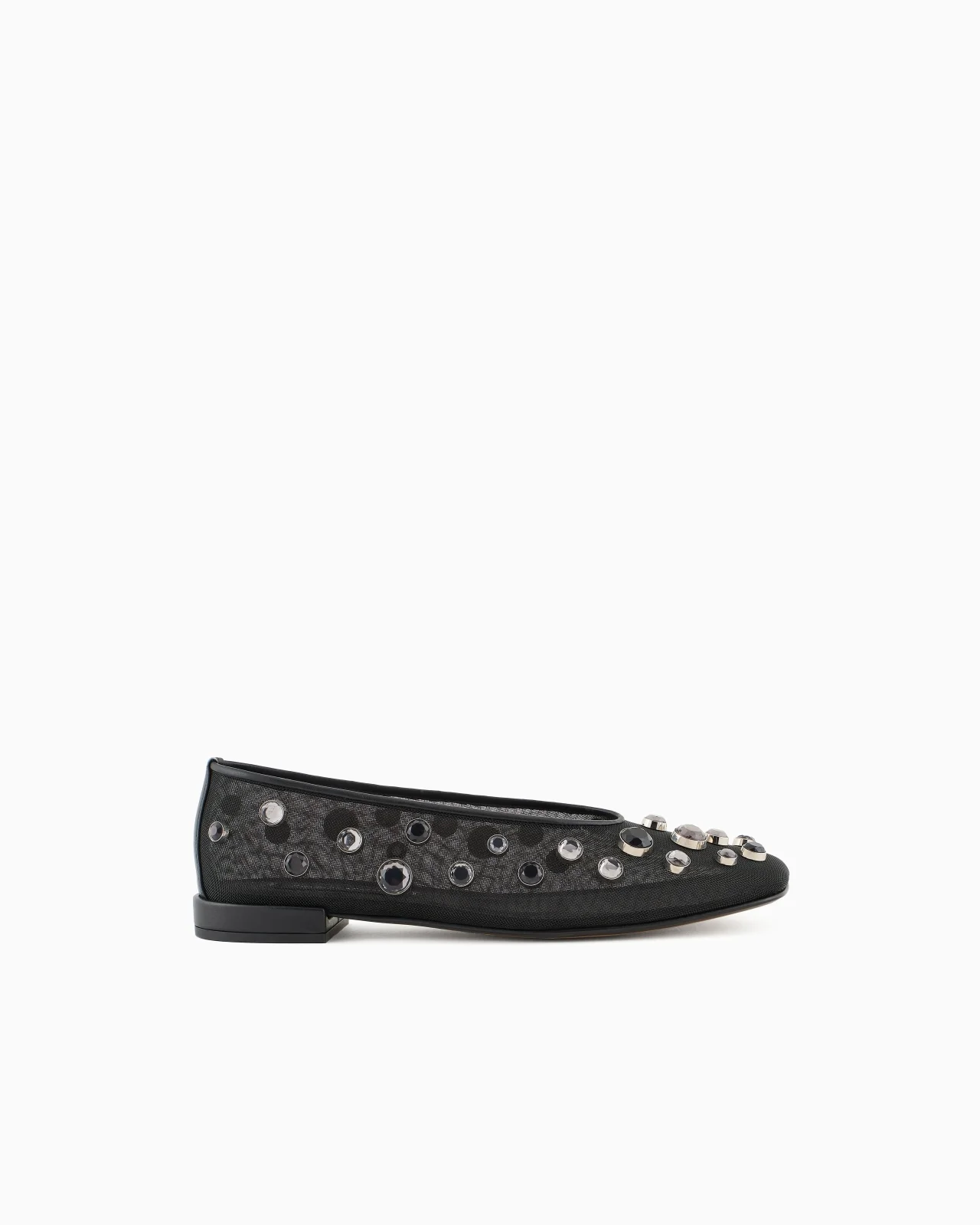 GIORGIO ARMANI X 10 CORSO COMO BALLERINAS IN MESH AND RHINESTONES BEZELS - 1