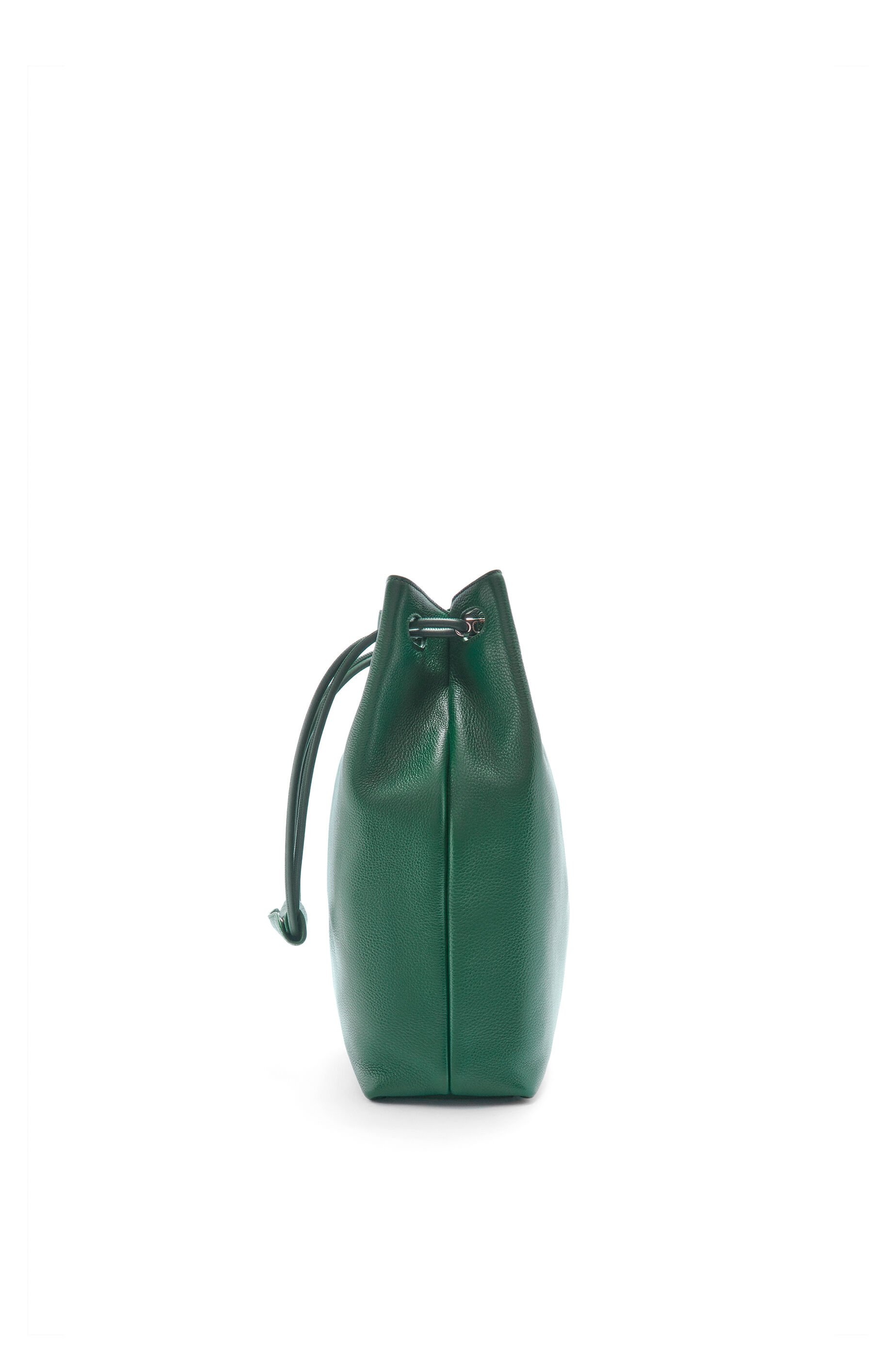 LOEWE｜ (Pebble hobo in supple grained calfskin (BANBPTM Pebble hobo in supple grained calfskin Green - LOEWE