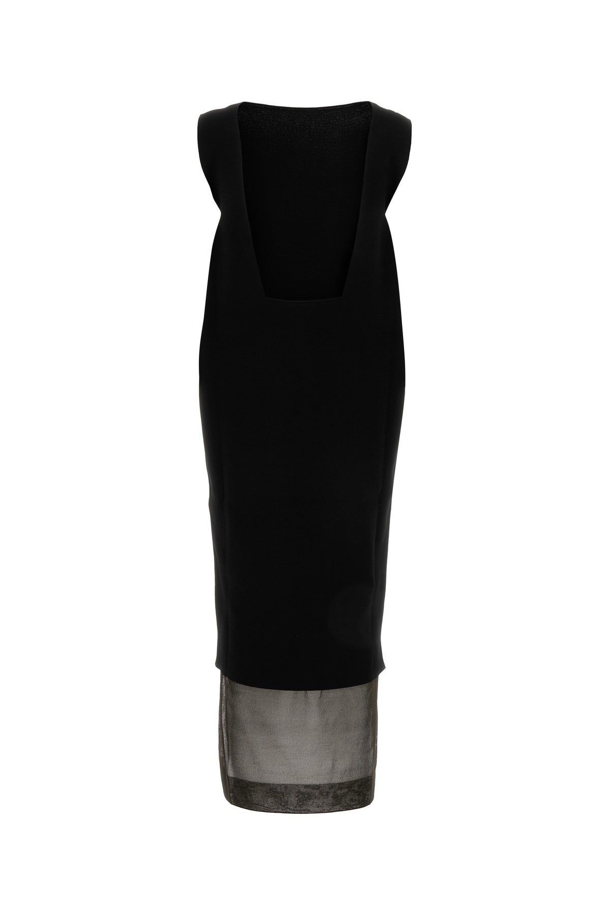 Black viscose blend Malik dress - 2