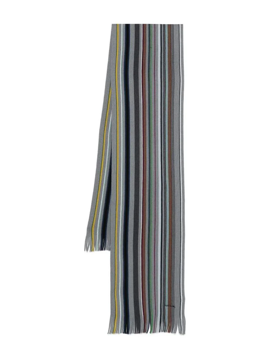 Paul Smith Men Scarf Ivan Stripe Accessories - 1