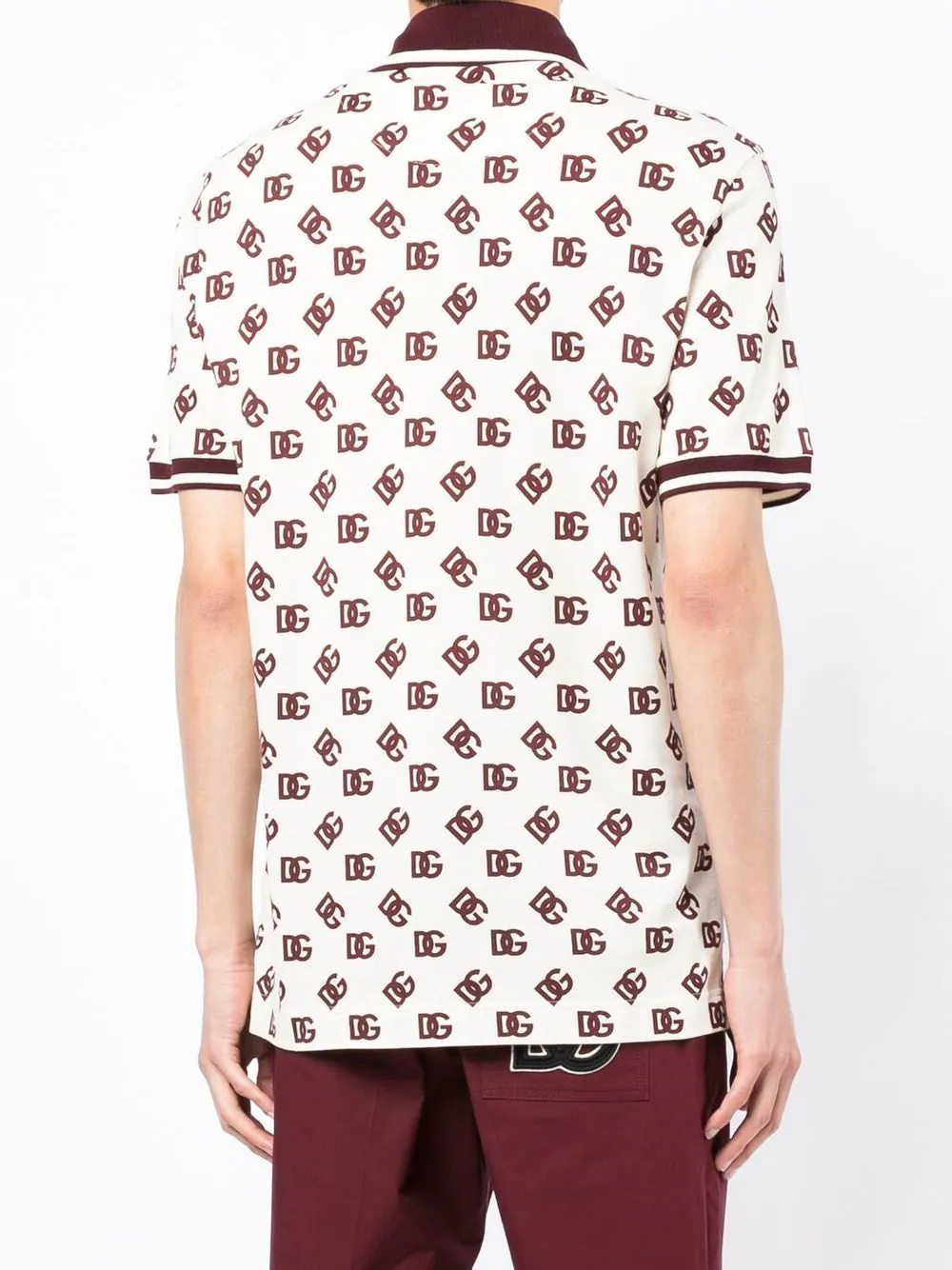 logo-print short-sleeved polo shirt - 4