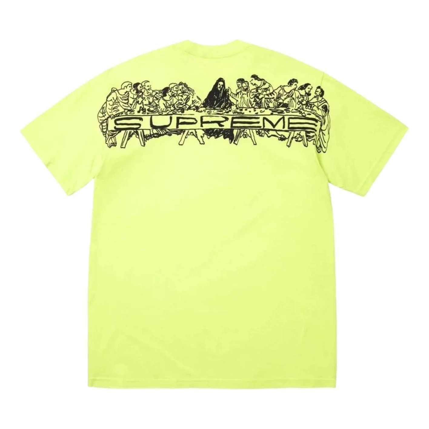 Supreme SS26 Supper T-Shirt 'Bright Yellow' SUP-SS26-346-YLW - 1