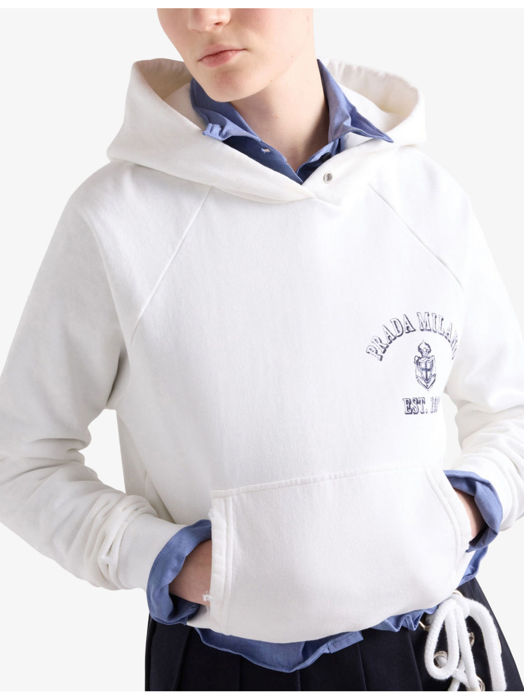 Logo-Print Relaxed-Fit Cotton Hoody - 3