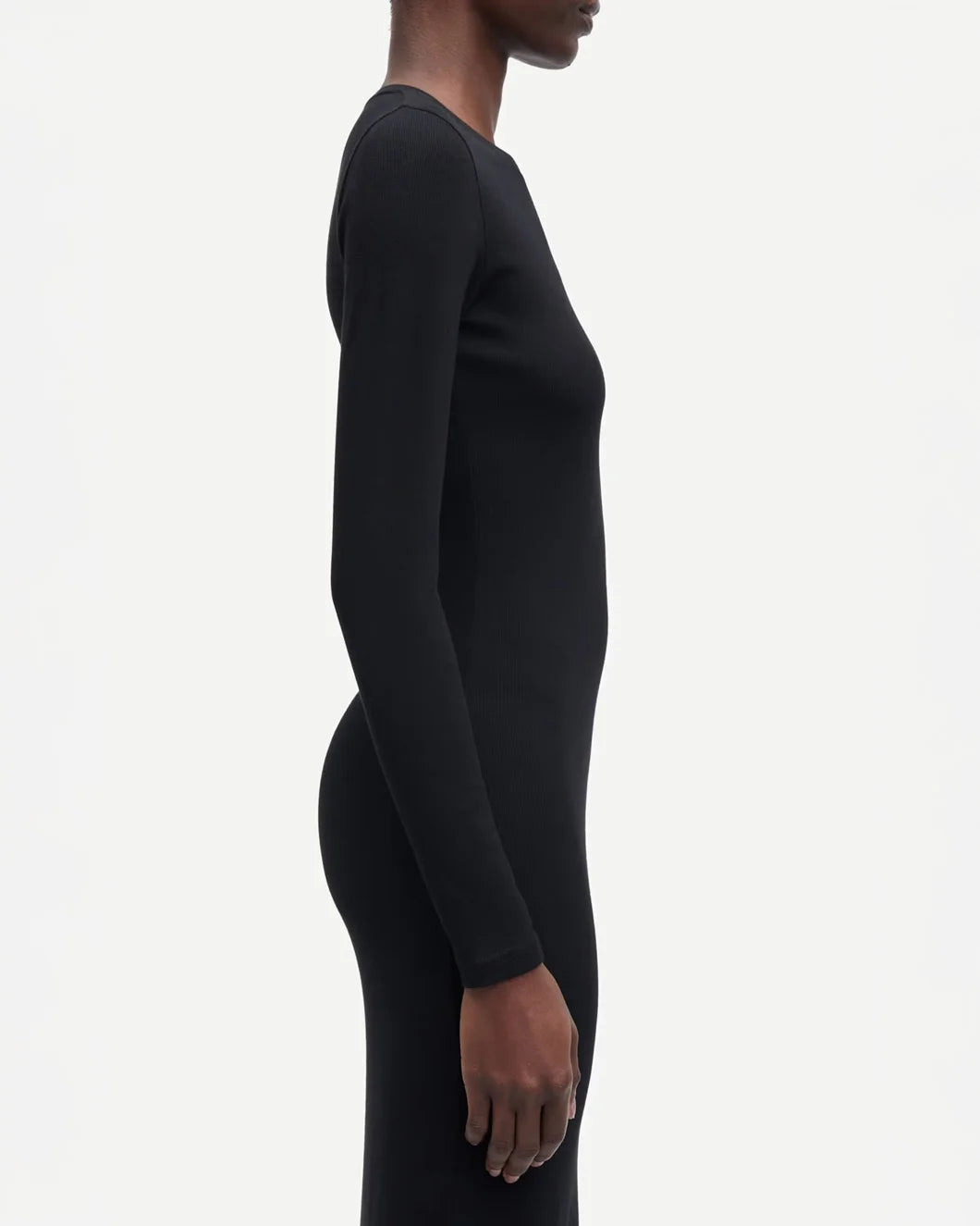 SAALEXA MIDI DRESS 7542 BLACK - 3