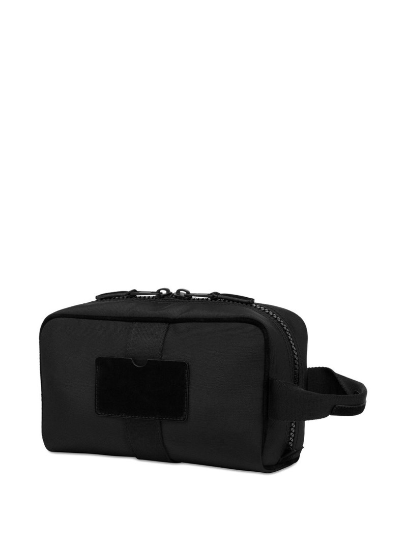 Moschino logo-plaque calf leather bag outlook