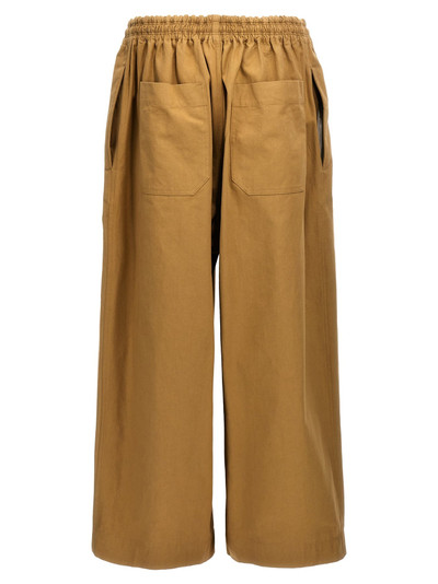 HED MAYNER Cotton Trousers Pants Beige outlook