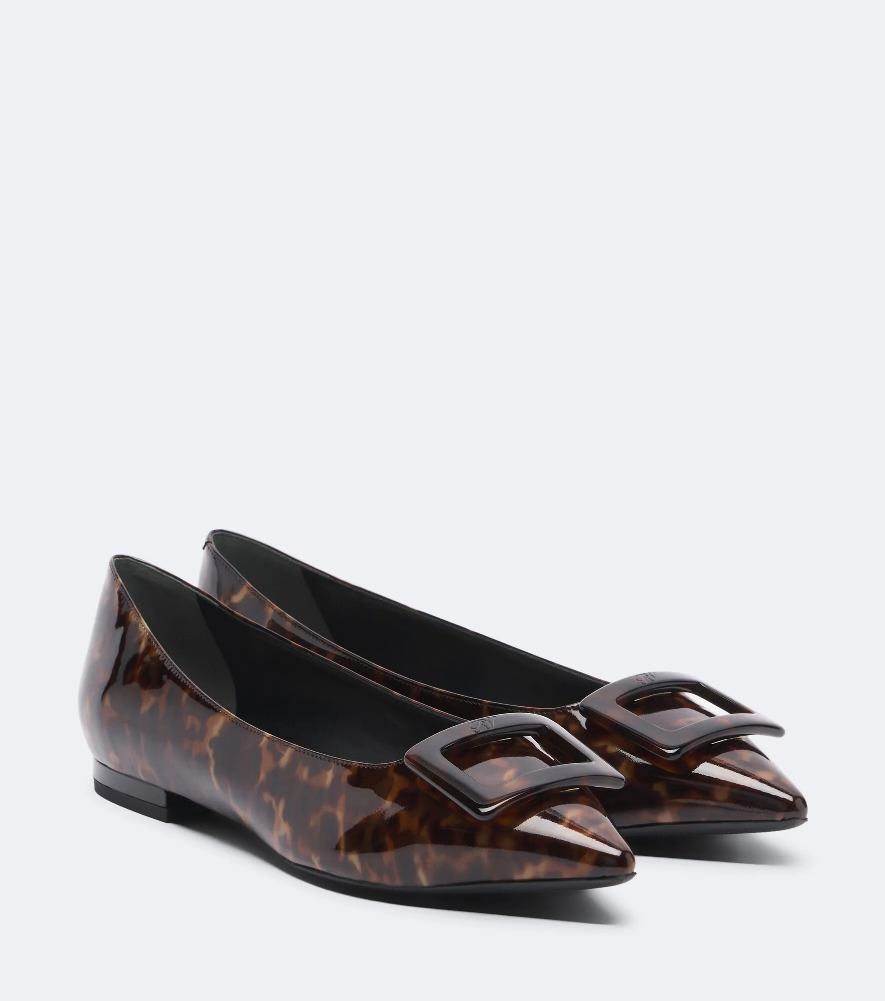 Gommettine patent leather ballet flats - 1