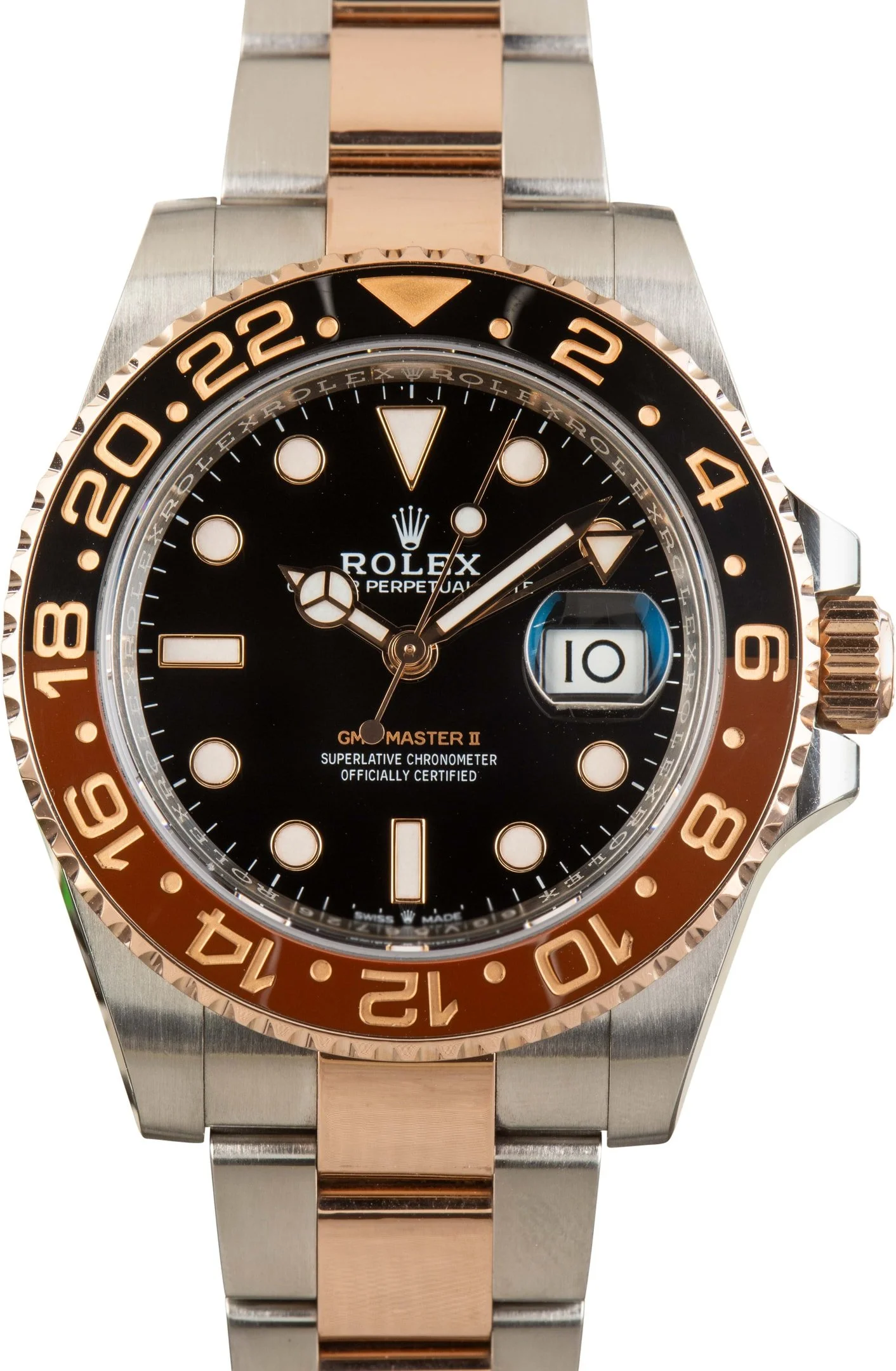 Used Rolex GMT-Master II Two Tone 126711 Root Beer - 1