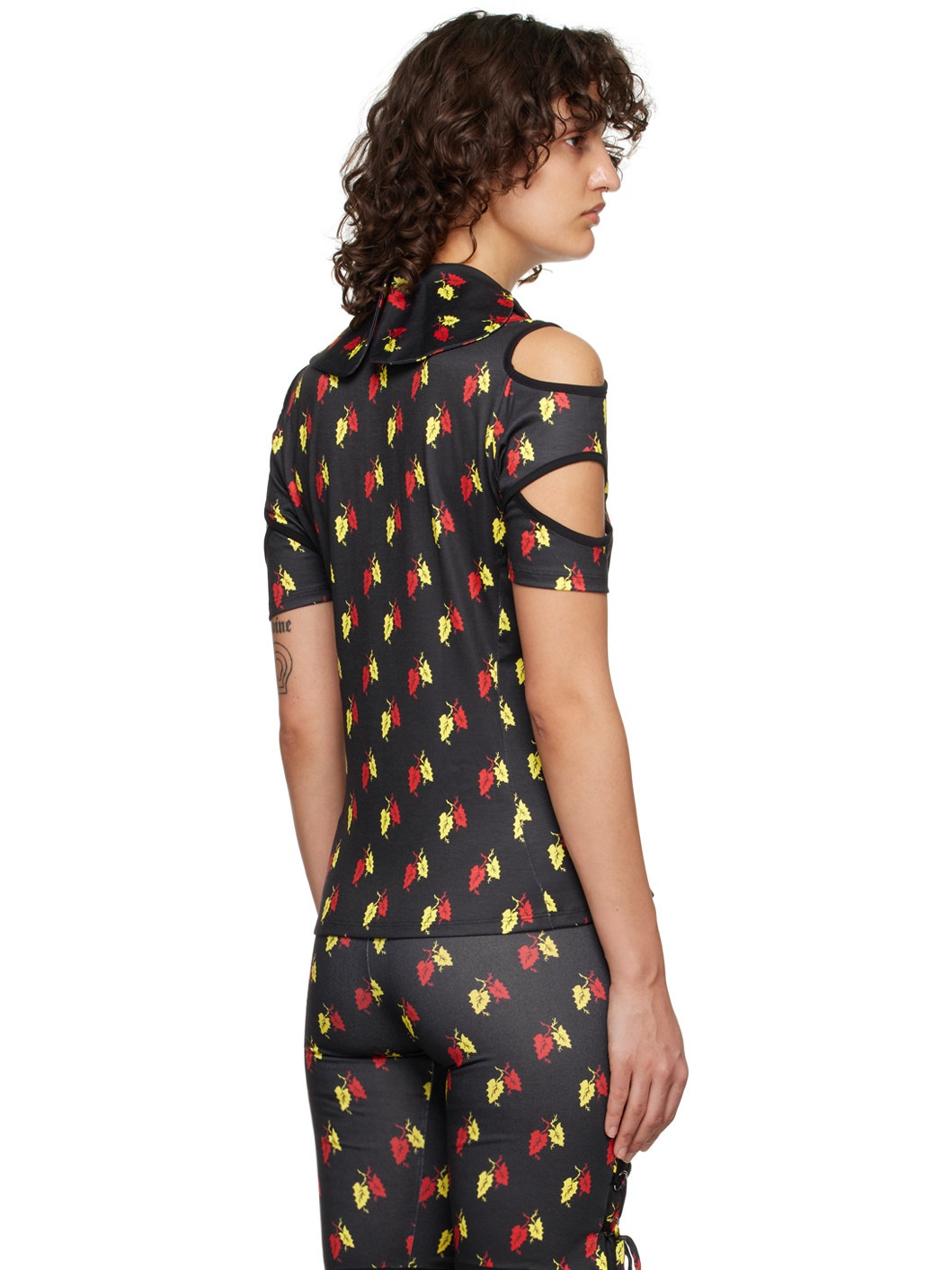 Black Rattler Leaf Polo - 3