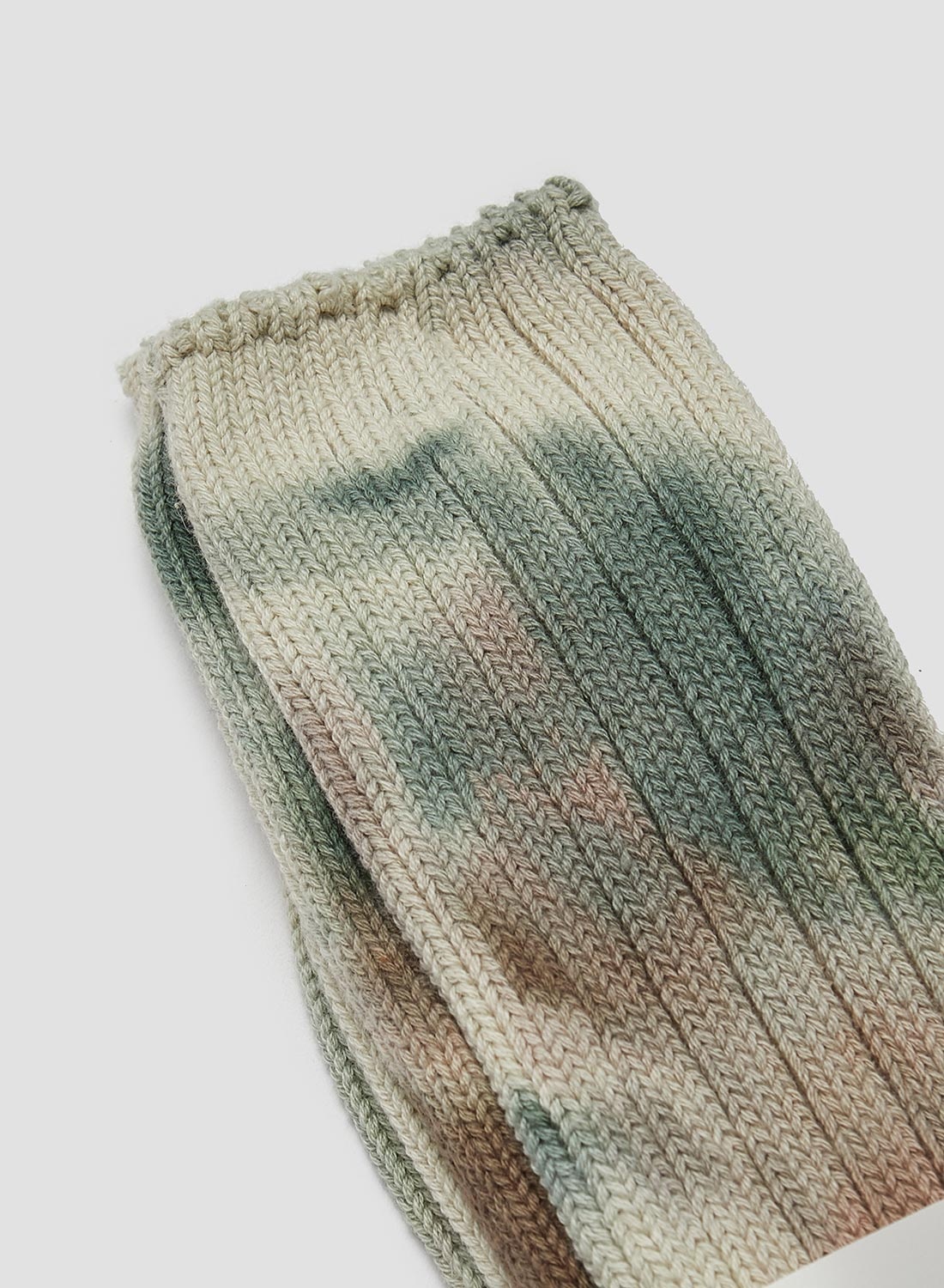 Anonymous Ism Scatter Dye Crew Sock in Khaki Melange - 2