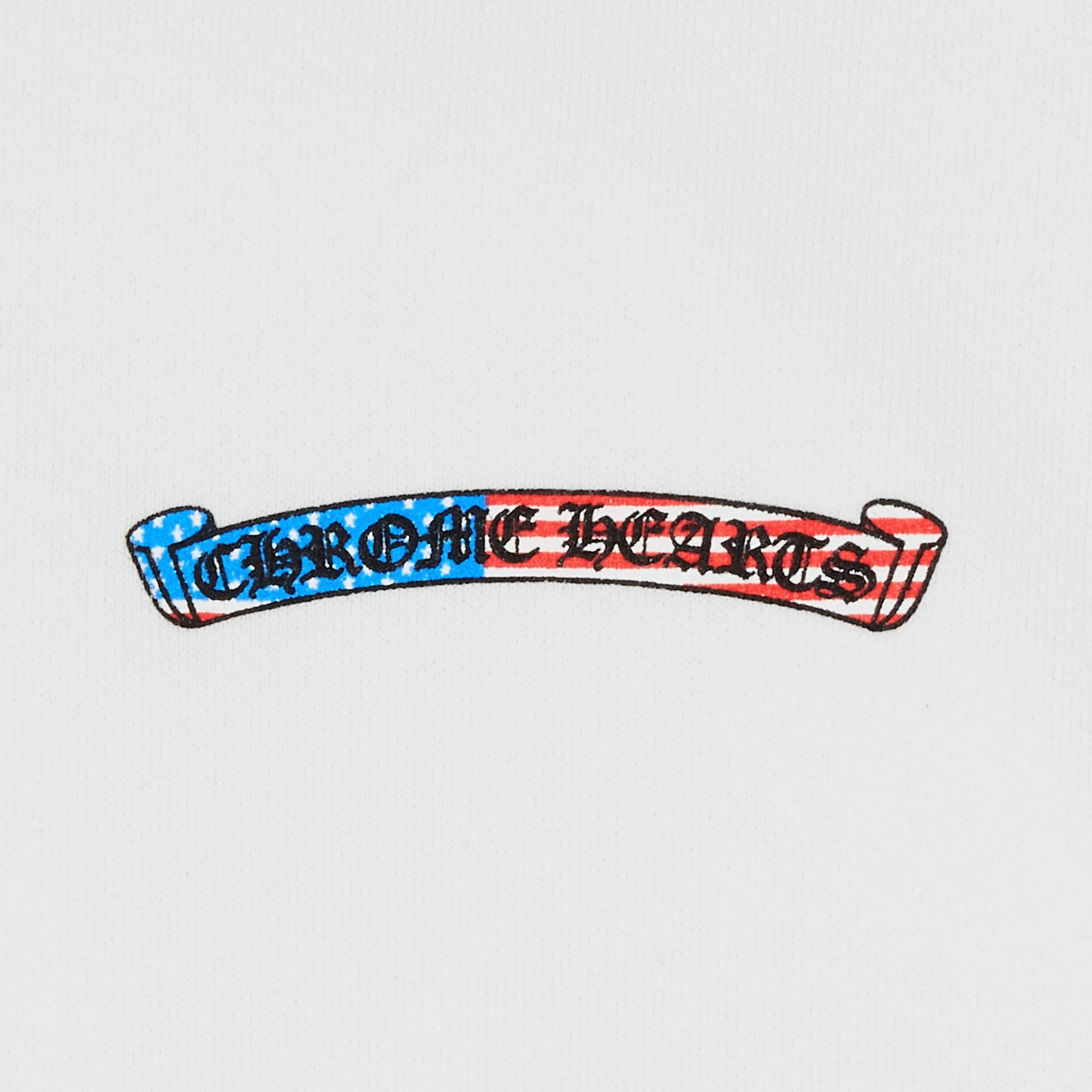 Chrome Hearts x Matty Boy 4th Of July Hoodie 'White' - 3