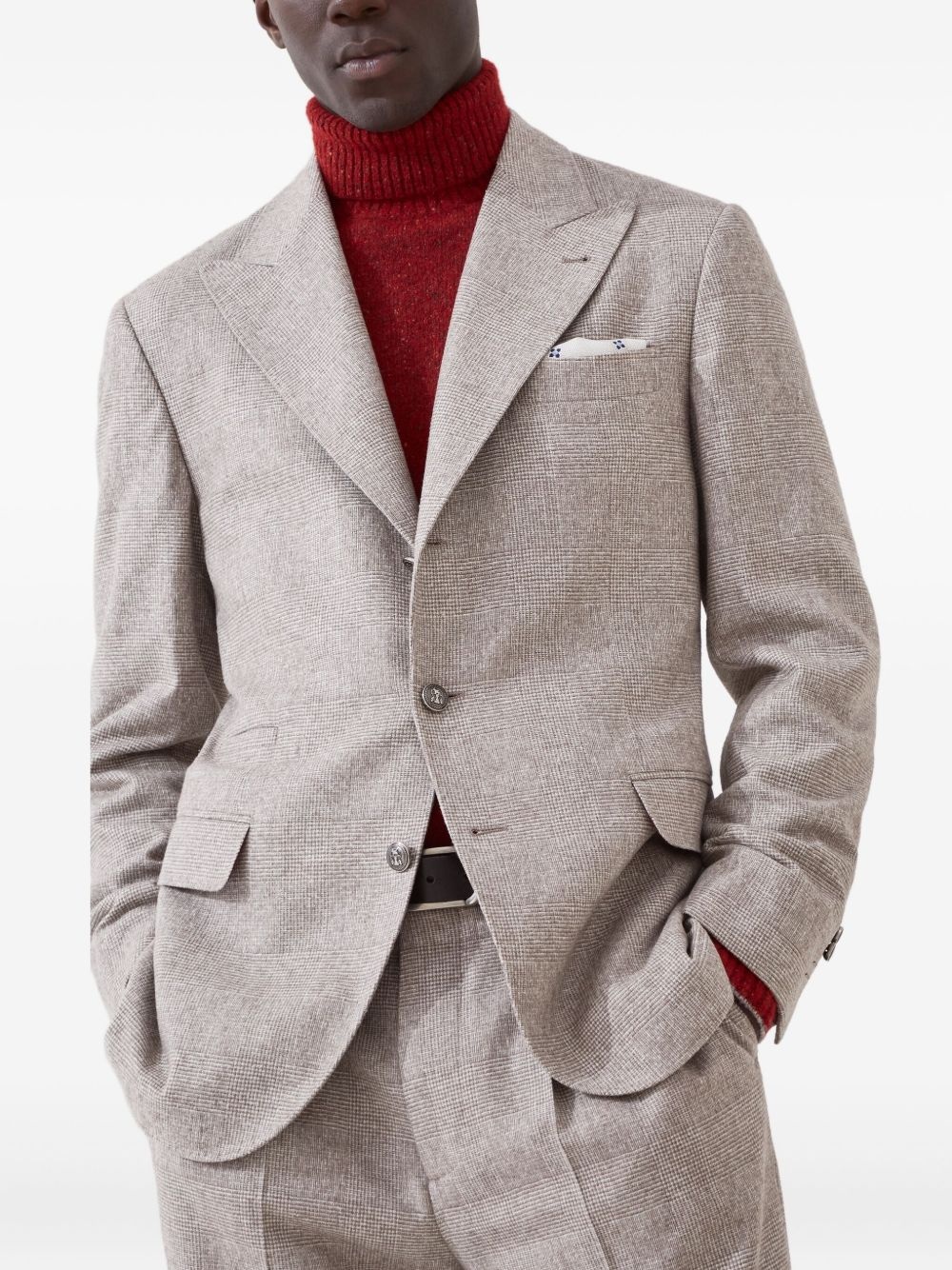 prince wales-pattern blazer - 3