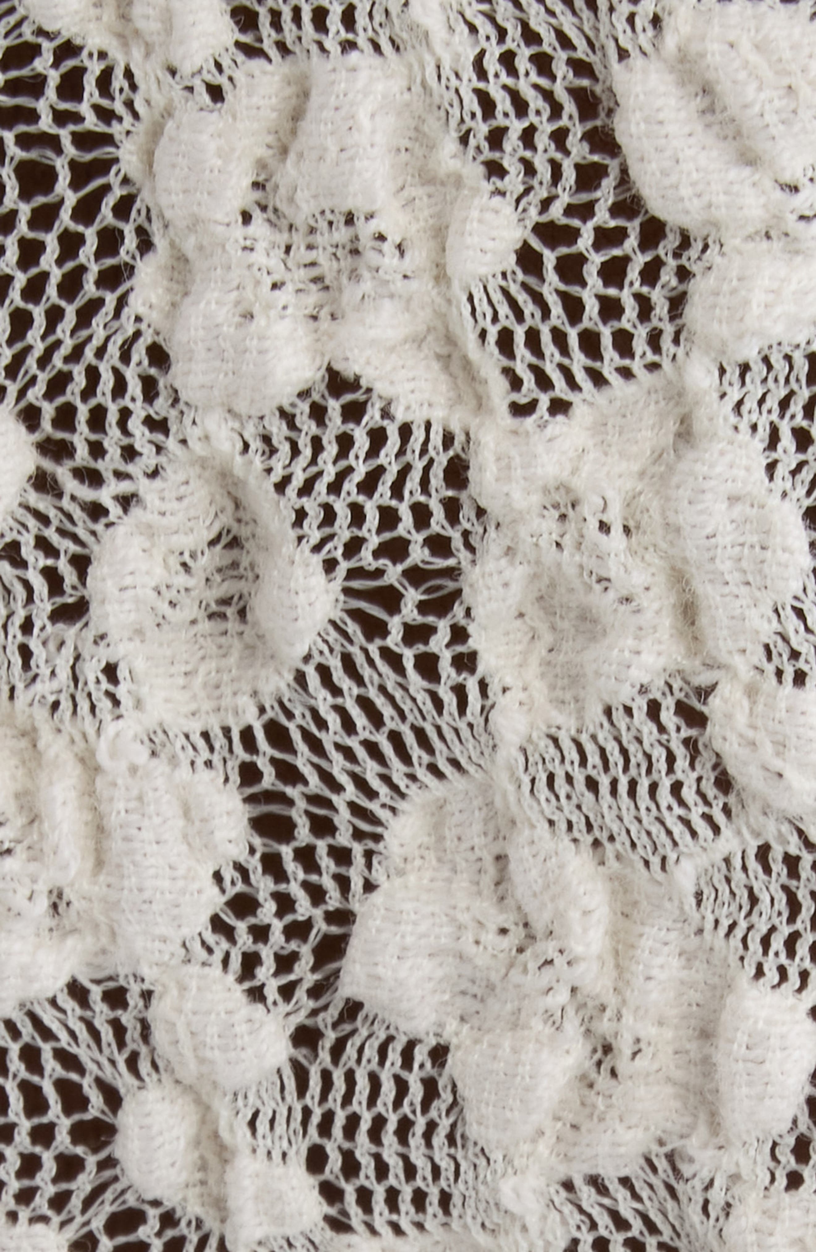 Isabel Marant Gaella Stretch Lace Top in Ecru at Nordstrom - 6