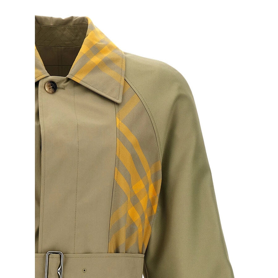 Burberry Bradford Check-Print Gabardine Coat - 4