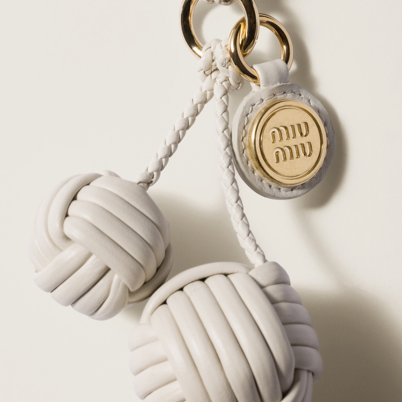 Miu Miu Leather trick with logo outlook