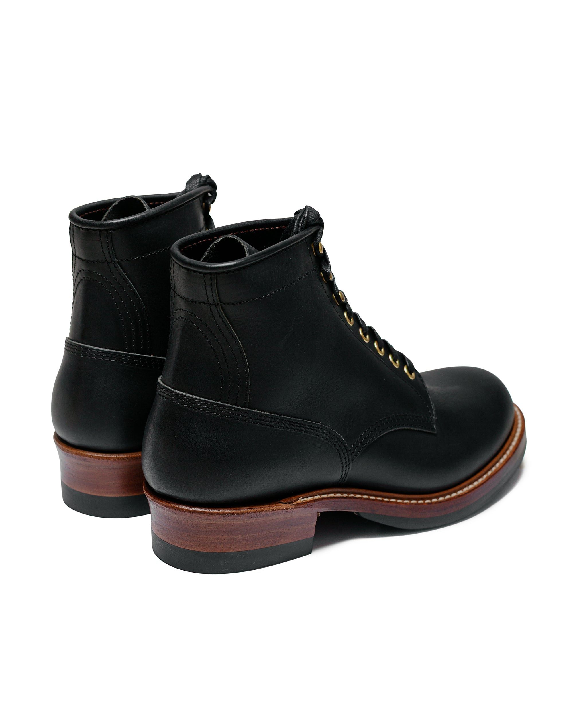 Steel Gang SW Boots Badalassi Carlo Vegetable Tanned Leather Black - 3