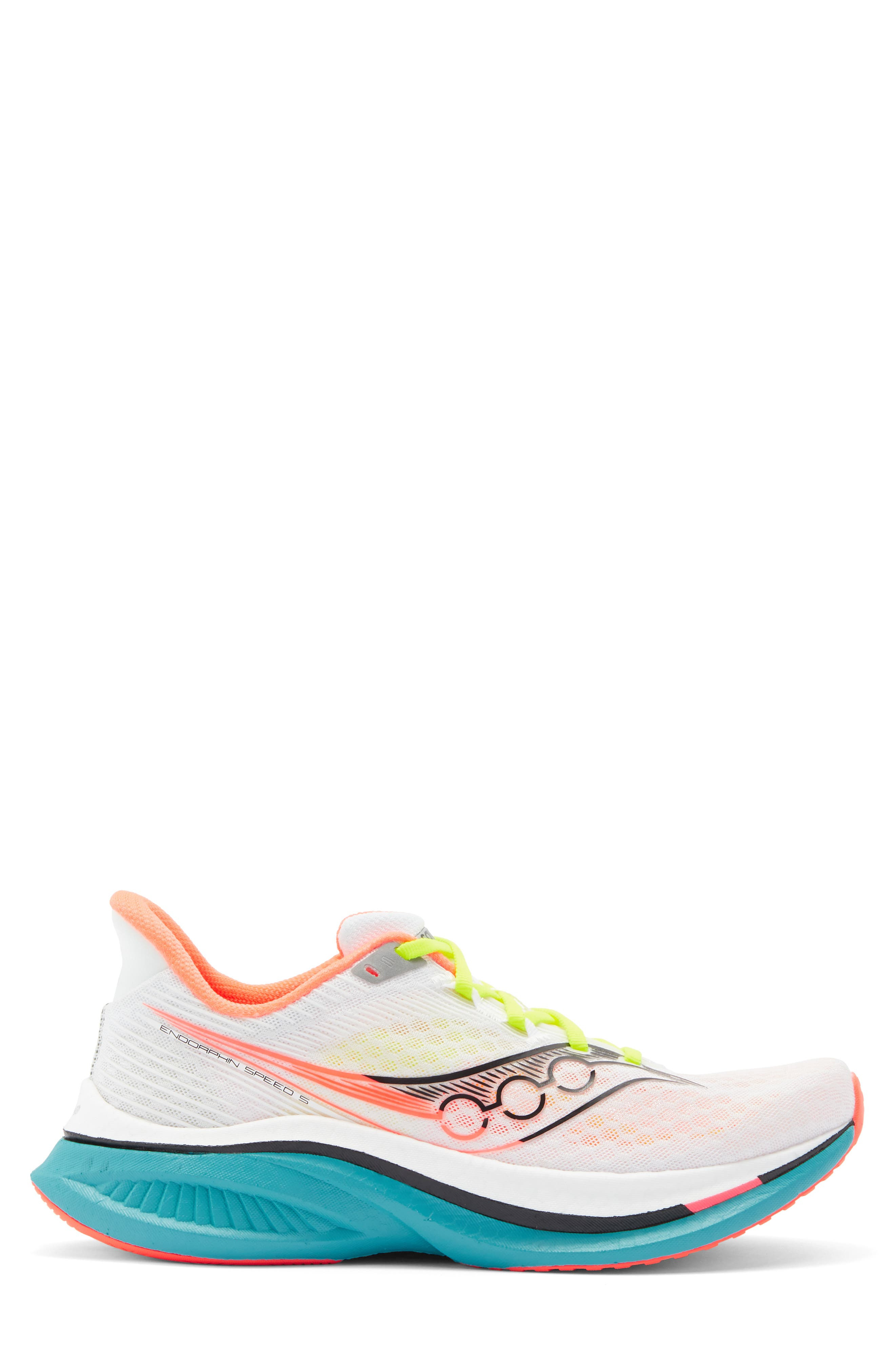Saucony Endorphin Speed 5 Running Shoe in White/Muta at Nordstrom - 3