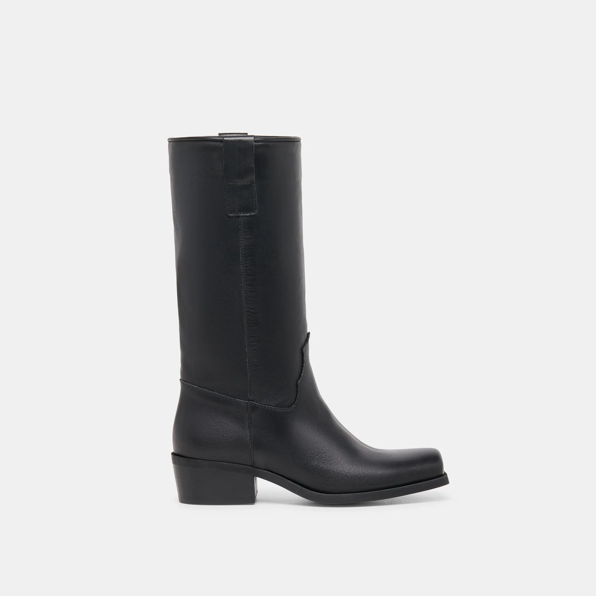 ROMIE BOOTS BLACK LEATHER - 1
