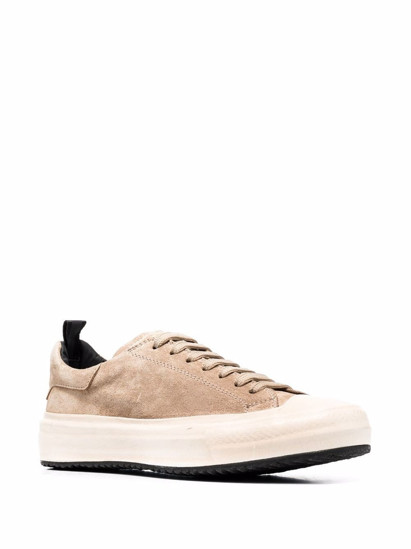 OFFICINE CREATIVE Mes suede sneakers outlook