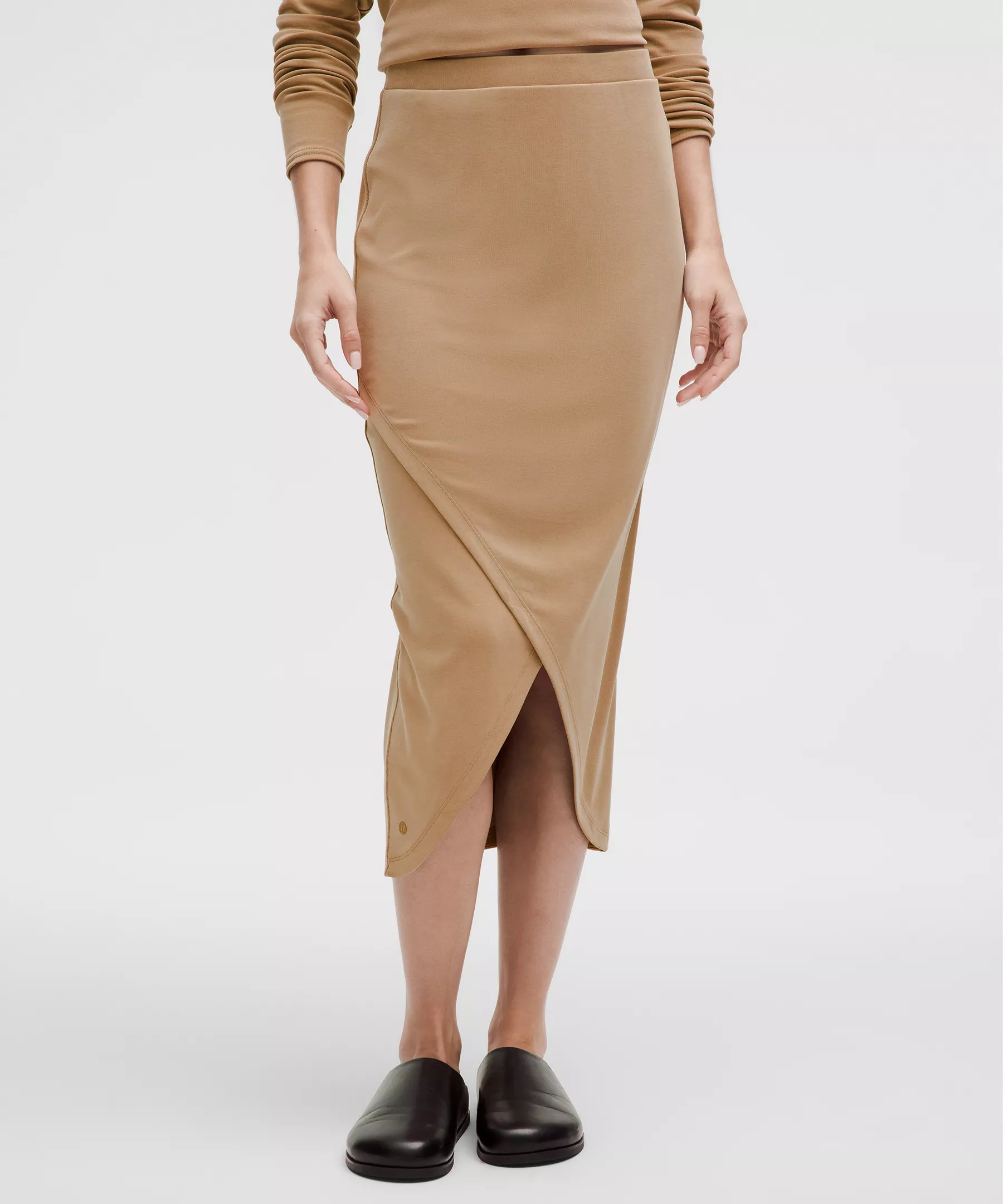 Drapey Softstreme Column Midi Skirt - 6