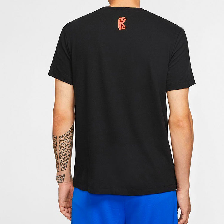 Nike Large Pattern Printing Short Sleeve Black CJ9267-010 - 4