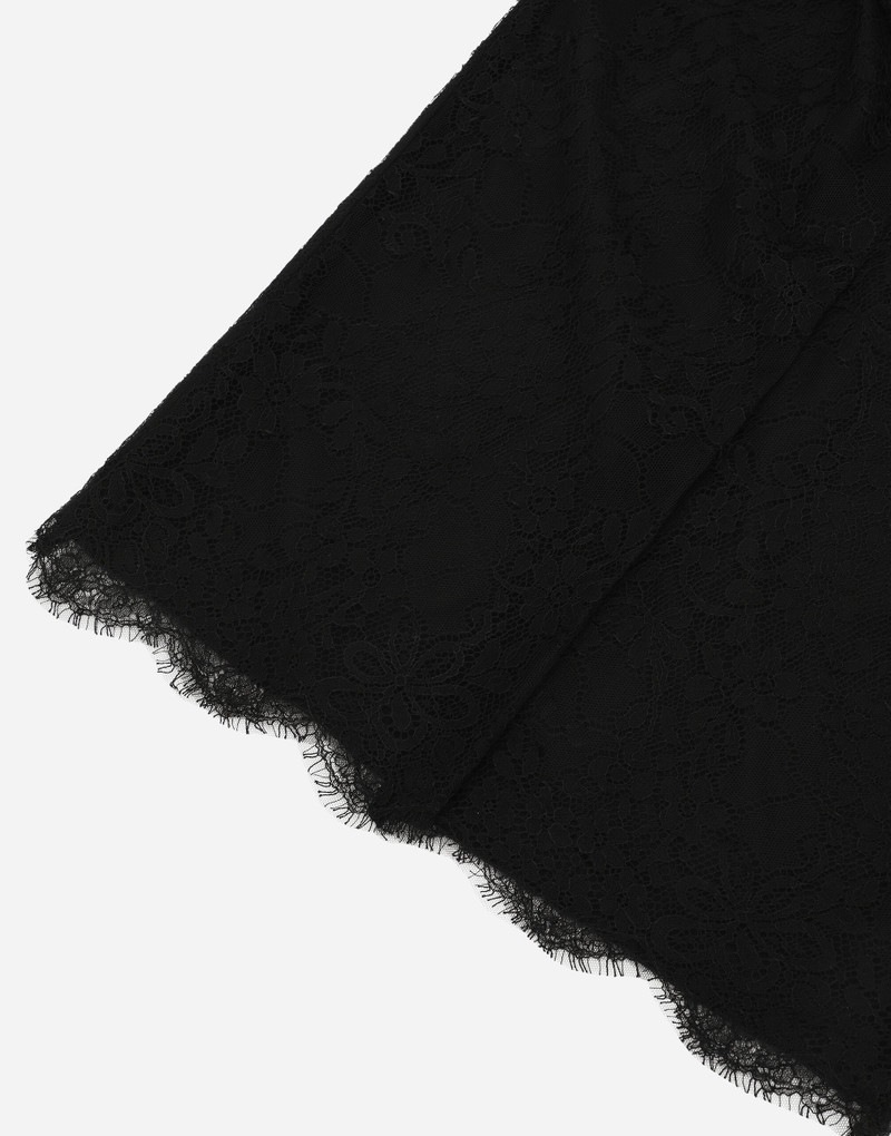 Chantilly lace midi skirt 9
