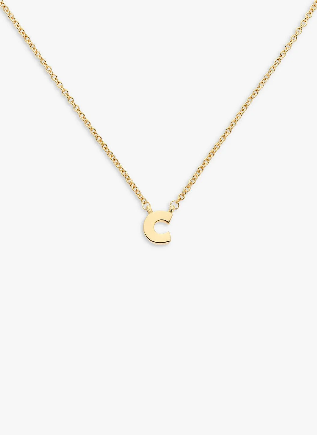 LETTER 'C' PENDANT NECKLACE - 1
