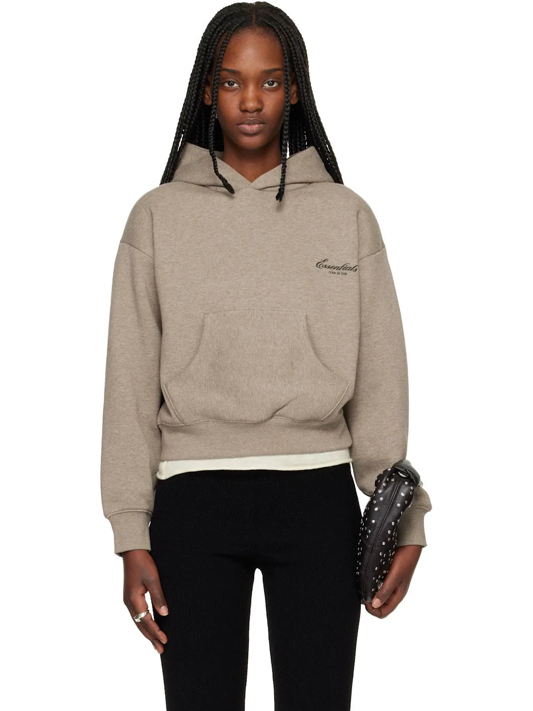 Brown Classic Hoodie - 1