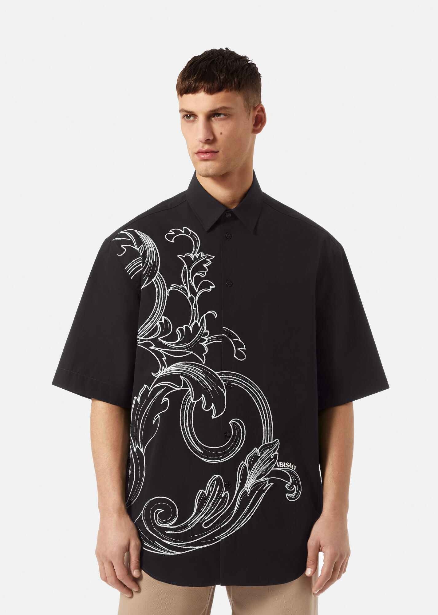 Barocco Embroidered Shirt - 3