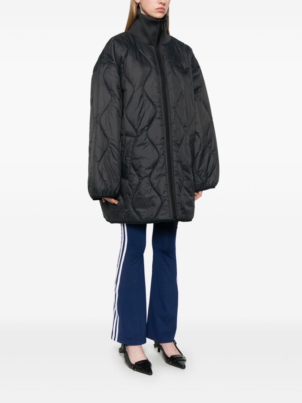 midi puffer coat - 3