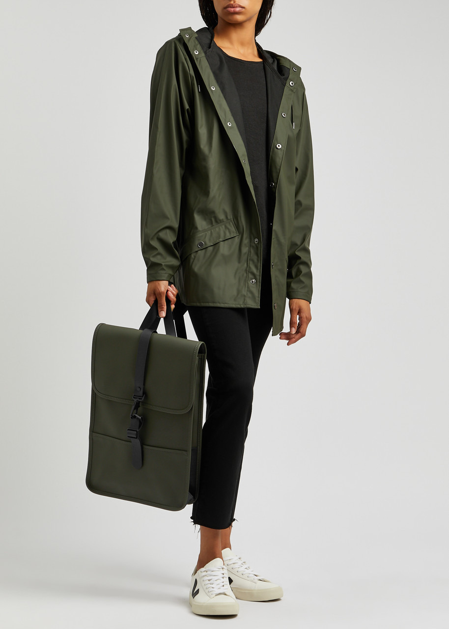 Hooded rubberised jacket - 4