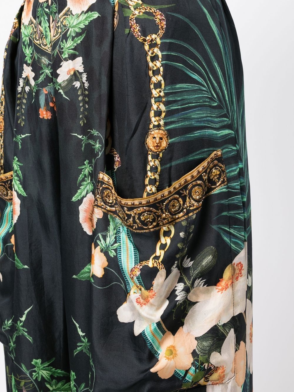 graphic-print wide-leg trousers - 5