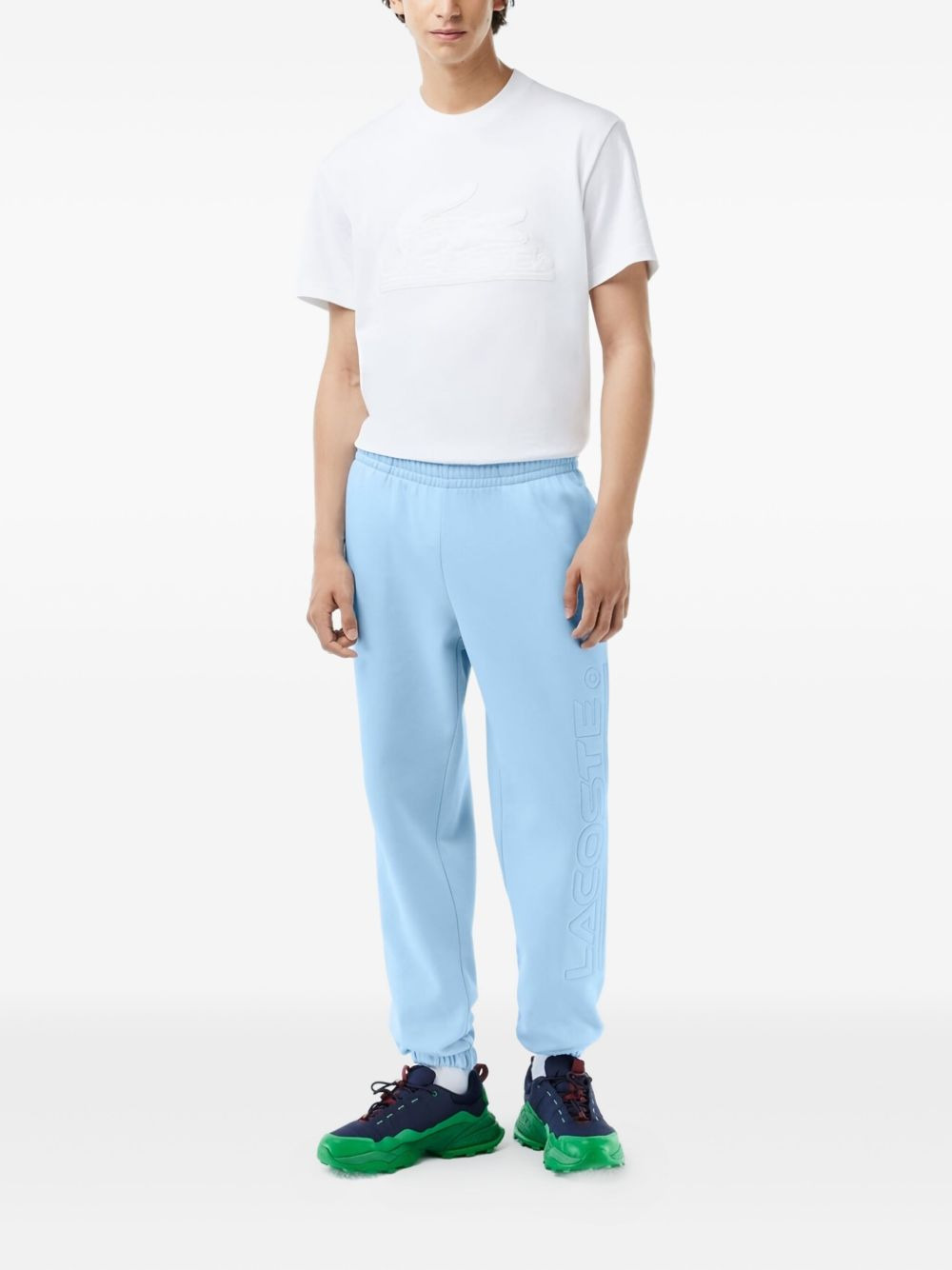 embossed-logo track-pants - 2