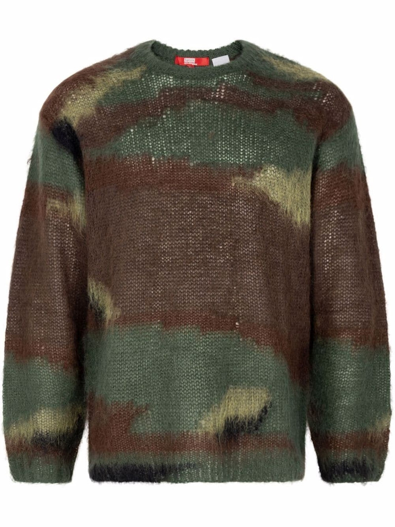 x Junya Watanabe brushed camo jumper - 1