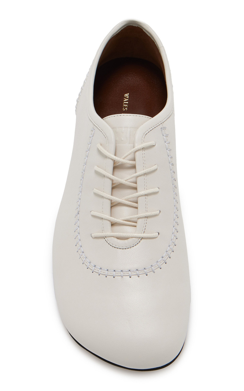 WALES BONNER Delta Leather Brogues white outlook